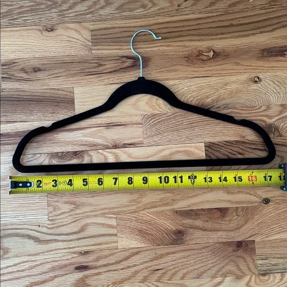 25 count Black Velvet Hangers Set - Picture 4 of 4